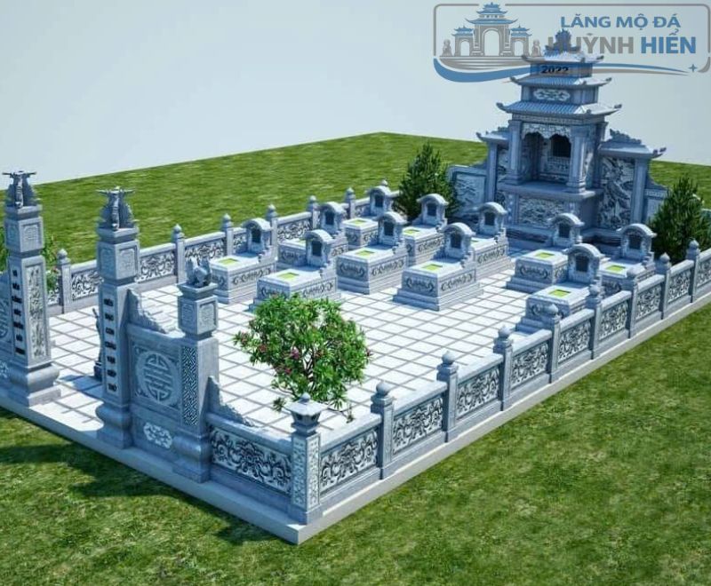 Sắp xếp mộ phần theo tôn ti trật tự trong khu lăng mộ dòng họ