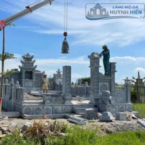 Lăng mộ đá Huỳnh Hiển thi công hoàn thiện tại Hồ Chí Minh