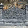 bình phong đá trang trí khuôn viên lăng mộ