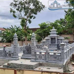 khuôn viên lăng mộ đá cao cấp được ưa chuộng