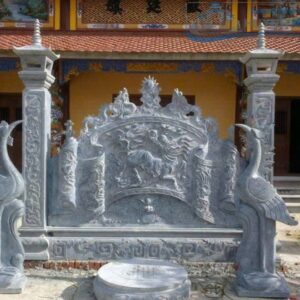 cuốn thư đá đẹp giá tốt tại xưởng đá