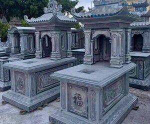 dep.jpg Hình ảnh thực tế mộ đá hoa cương sau khi hoàn thiện bàn giao