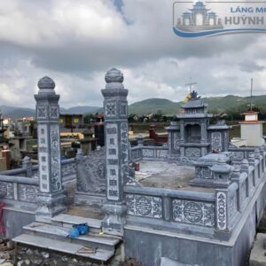 Khu lăng mộ đá gia đình thi công trọn gói